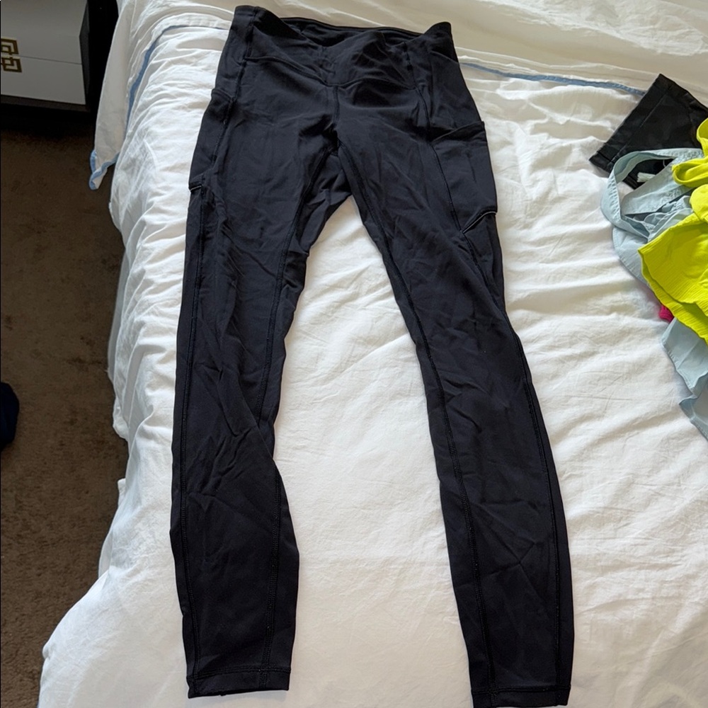 Lululemon Fast and Free black Leggings